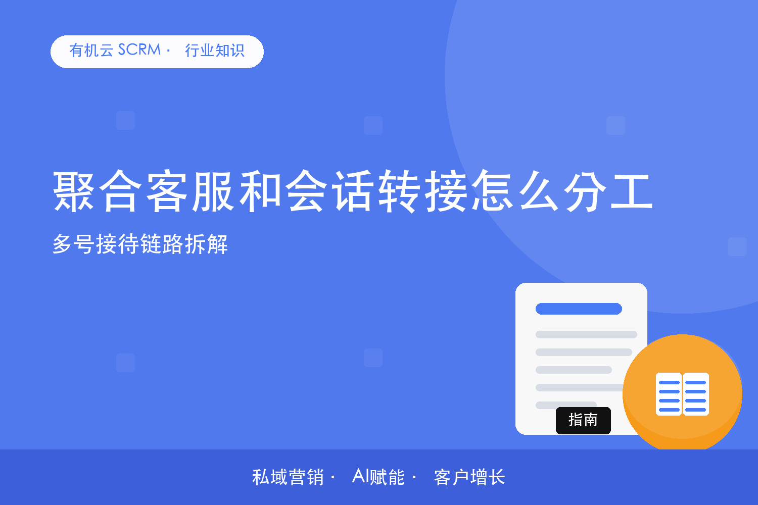 聚合客服和会话转接怎么分工？多号接待链路拆解 配图