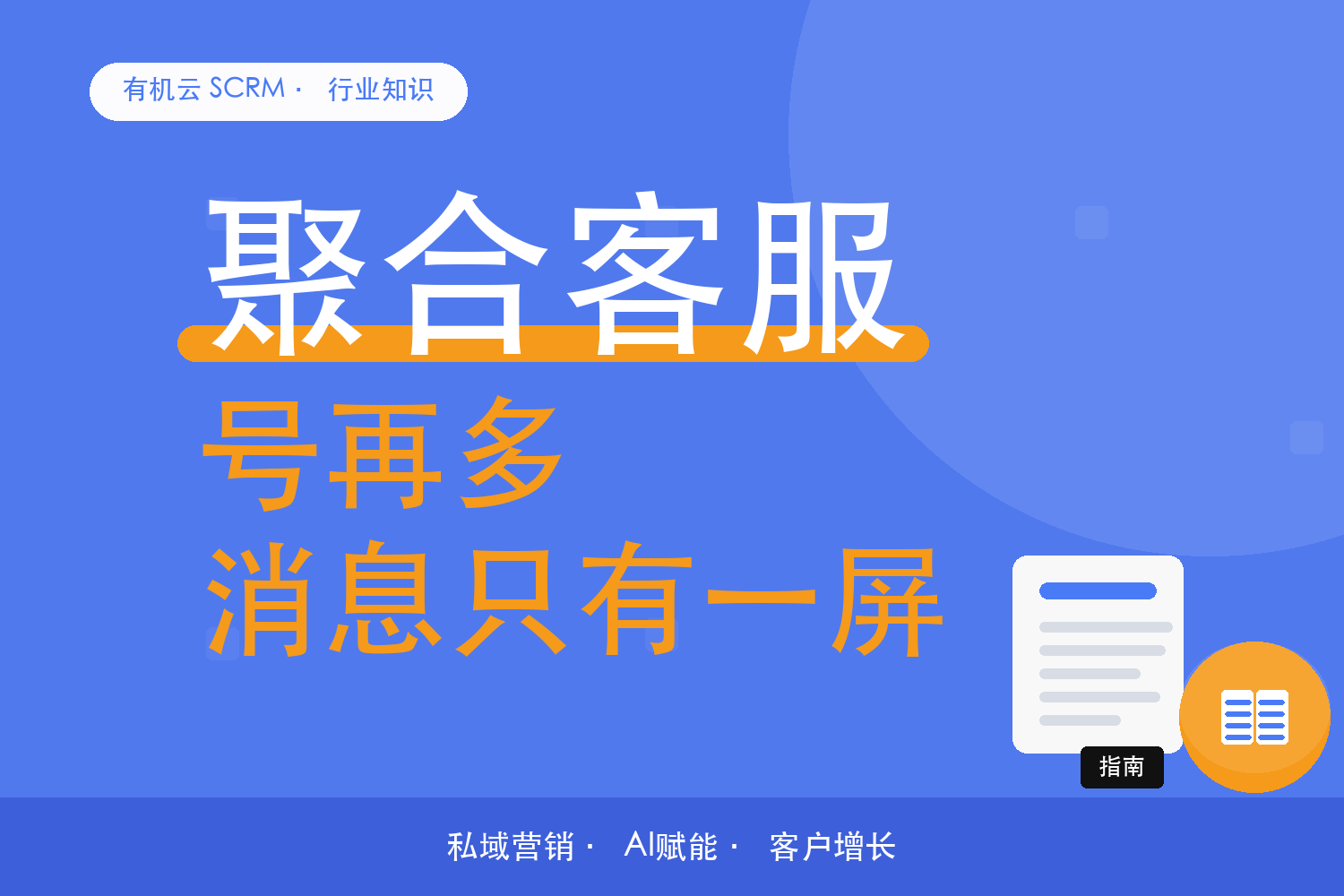 有机云｜企微号一多就乱？先把消息收进一个界面 配图