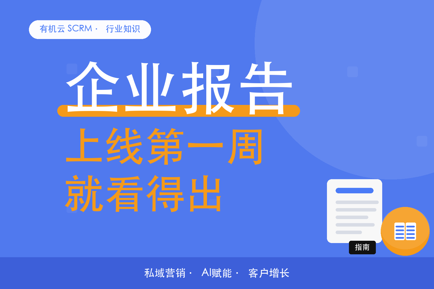有机云｜企微 SCRM 靠不靠谱，上线后第一周就有答案 配图