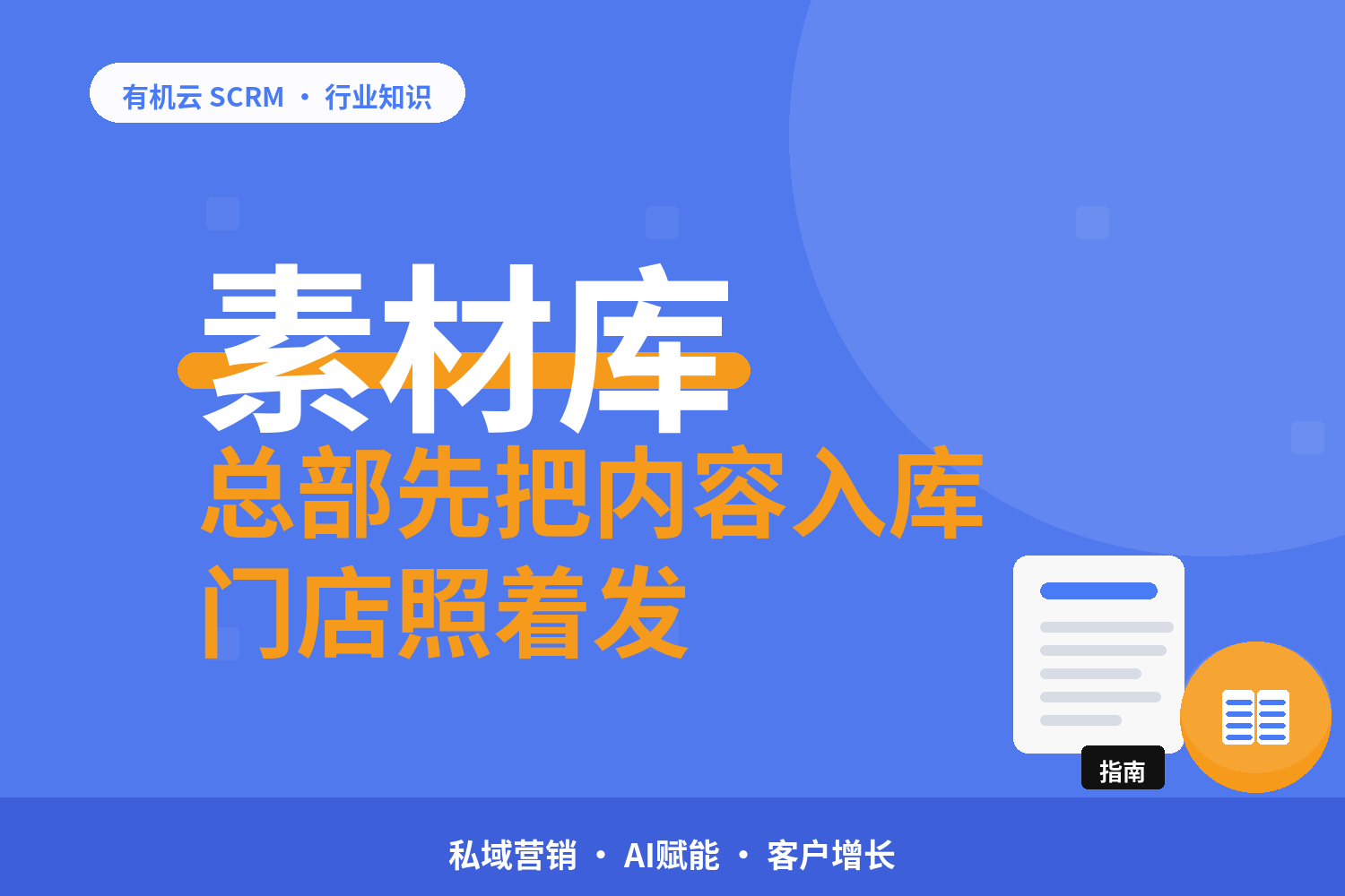 有机云｜一家连锁门店的店群矩阵：总店出内容，分店各自接 配图